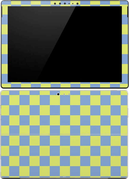 Neon Checkered Surface Pro (2017) Skin